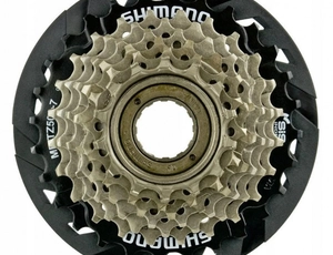 Зірка задня різьбова 7-рик SHIMANO TZ-500 з захистом (14-28T)