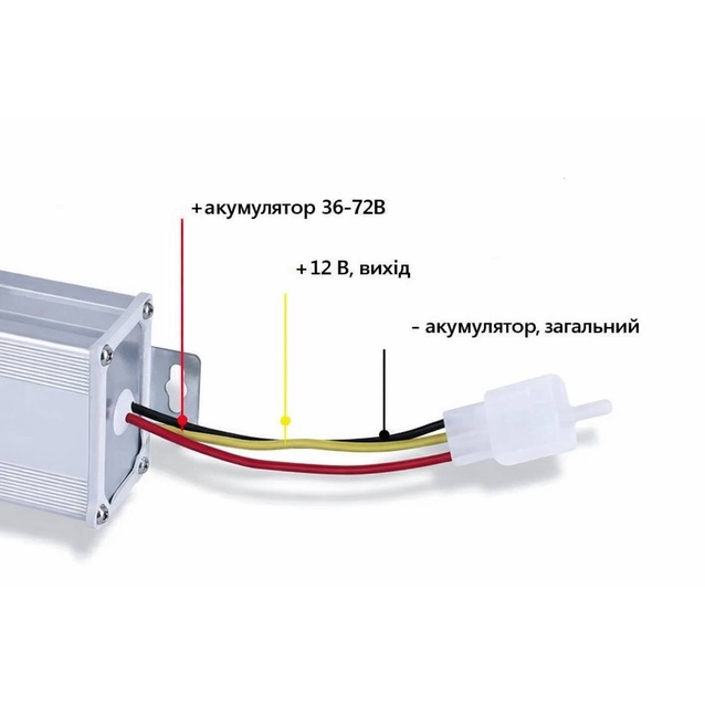 Перетворювач напруги 12В/10А від 36-72 B фото westvelo.com