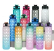 Фляга 1000 ml REFILL пластик (трубочка) м'ятно-рожевий фото westvelo.com
