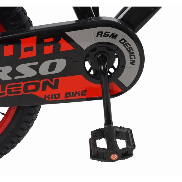 Дитячий велосипед 20 ST Corso «FALCON» FL-20365 дискові гальма, чорно-червоний фото westvelo.com