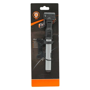 Насос вело BEE pump (М22-03) алюміній з кріпленням чорний (AV/FV) зі шлангом