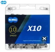 Ланцюг спорт 10 передач KMC X10 EL нікель + замок