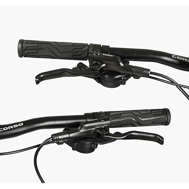 Велосипед 29 AL Corso «MAGNUS» MG-89626 алюміній 21", (к-т SHIMANO) графіт матовий фото westvelo.com