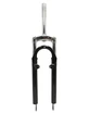 Вилка 28 аморт. різьб. ZOOM з кріпленням V-brake + disk шток L-200mm р.з L-100mm фото westvelo.com