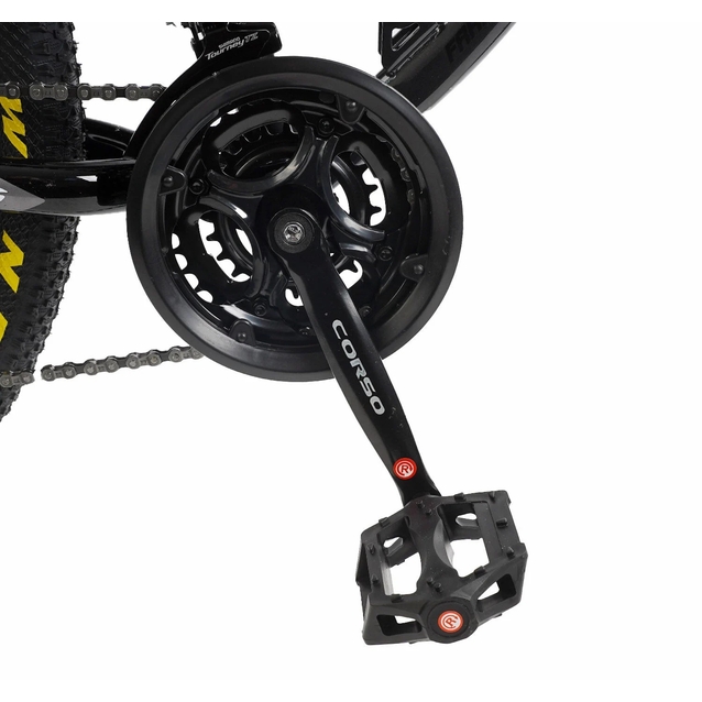 Велосипед 27.5 ST Corso «REND» RD-75590 сталь 15", (к-т SHIMANO) чорний фото westvelo.com