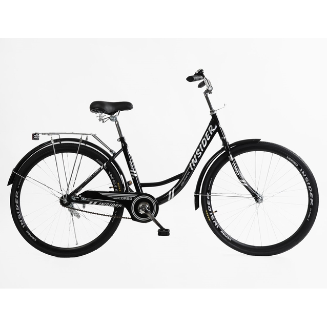 Міський велосипед 26 ST Corso «INSIDER» SD-26832 сталь 16,5", чорний фото westvelo.com