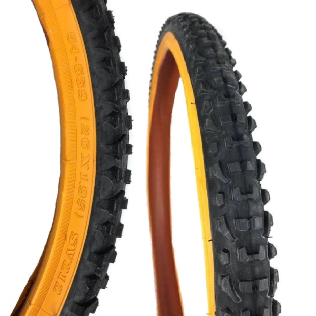 Покришка 26-1.95 SRC В'єтнам (212) шипована, оранжевий бік фото westvelo.com