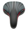 Сідло на подвійних пружинах CLASSIC чорно-сіре, з катафотом фото westvelo.com