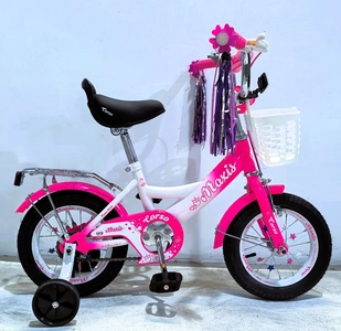 Дитячий велосипед 12 ST Corso «MAXIS» MX-67041 біло-рожевий