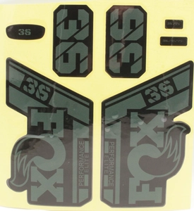 Наклейки на вилку. FOX "прінт 31"