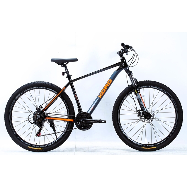 Велосипед 29 AL Corso «KORD» KD-29765 алюміній 19", (к-т SHIMANO) графітово-помаранчевий фото westvelo.com