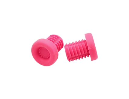 Заглушки керма (баренди) STOLEN (Rubber Vortex Neon Pink) пластик, рожевий (Тайвань)