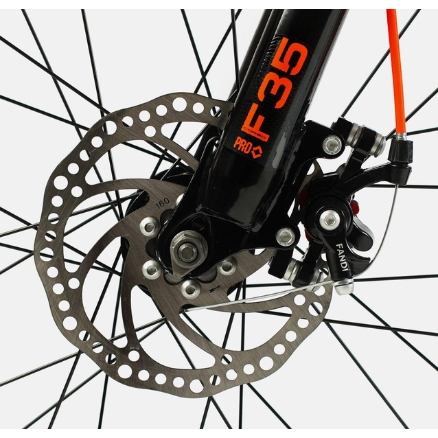 Велосипед 20 MG Corso «F35» MG-20415 магній 11", (к-т SHIMANO) сіро-помаранчевий фото westvelo.com