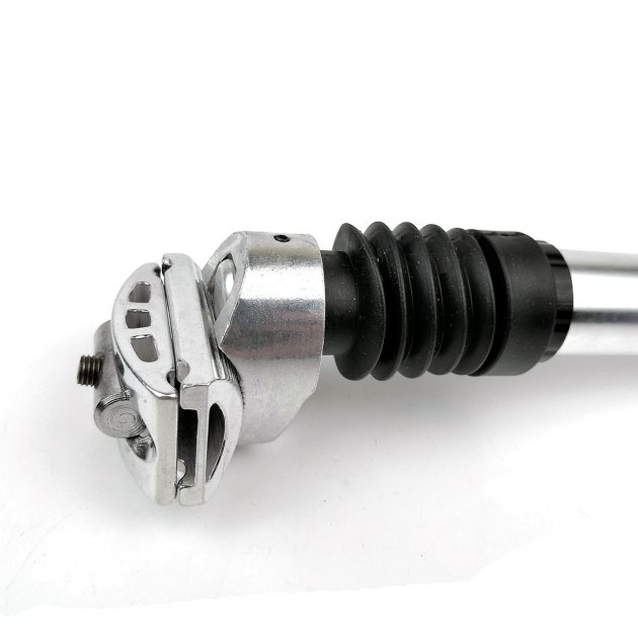 Труба сідла Ø25.4мм алюміній, L-32см. на глагол, амортизована, нікель фото westvelo.com