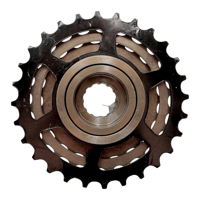 Зірка задня різьбова 6-рик SHIMANO TZ500 репліка (14-28T) фото westvelo.com