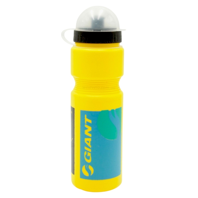 Фляга GIANT 650ml пластмасова жовта фото westvelo.com