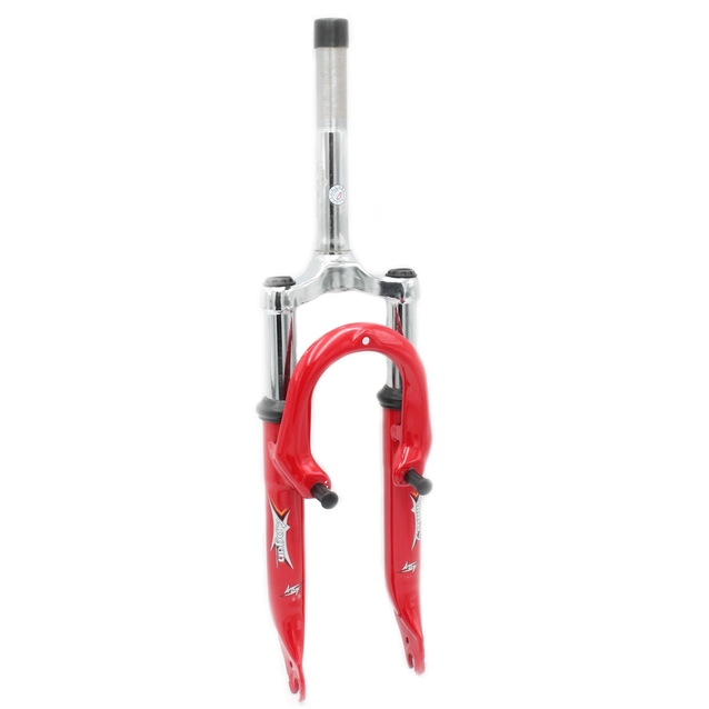 Вилка 20 аморт. різьб. LOGAN №720 V-brake шток L-180mm р.з L-85mm червона фото westvelo.com