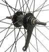 Колесо 26 зад, обід 2-ний чорний, втулка Falcon чорна + к-т, чорна спиця фото westvelo.com