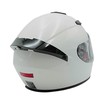 Мото шолом, закритий (L) "223" білий, глянцевий фото westvelo.com