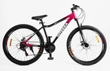 Велосипед 27.5 AL Corso «INTEGRA» NG-27092 алюміній 17", (к-т SHIMANO) чорно-рожевий фото westvelo.com
