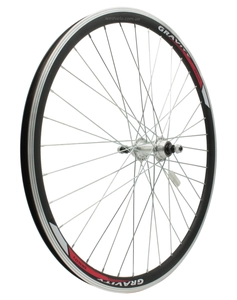 Колесо 27,5 зад, обід 2-ний чорний, втулка AL на промах, диск різьба