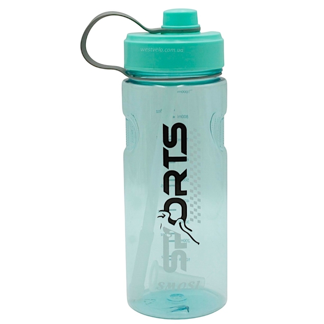 Фляга 1000 ml. SMOSI SPORTS, (для тренувань) з трубкою, бірюзова фото westvelo.com
