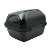 Кофр (багажник) для мотоцикла задній ROBIK 48 (400х400х280) 45L чорний глянцевий з катафотом фото westvelo.com