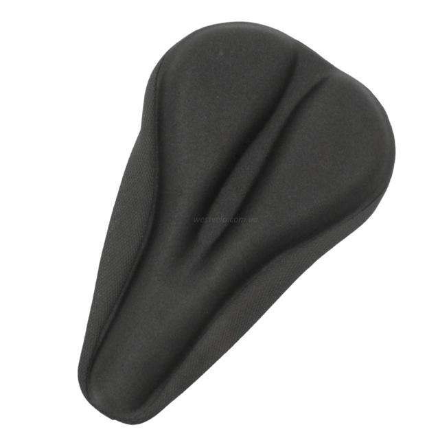Чохол сідла чорний великий 280*190 (гелевий) фото westvelo.com