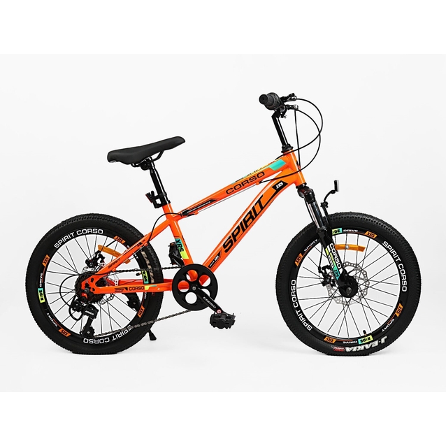 Велосипед 20 ST Corso «SPIRIT» ST-31625 сталь 11", (к-т SHIMANO) помаранчевий фото westvelo.com
