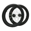 Колеса 20 перед+зад, обід 2-ний чорний, втулка М на віночках, диск 6 болтів + камери і покришки (Smart) фото westvelo.com