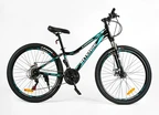 Велосипед 26 ST Corso «INTENSE» NT-26469 сталь 13", (к-т Saiguan) чорно-бірюзовий фото westvelo.com