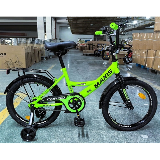 Дитячий велосипед 18 ST Corso «MAXIS» MX-71841 салатовий фото westvelo.com