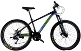 Велосипед 26 AL Corso «KORD» KD-80420 алюміній 15", (к-т SHIMANO) чорно-сіро-зелений фото westvelo.com