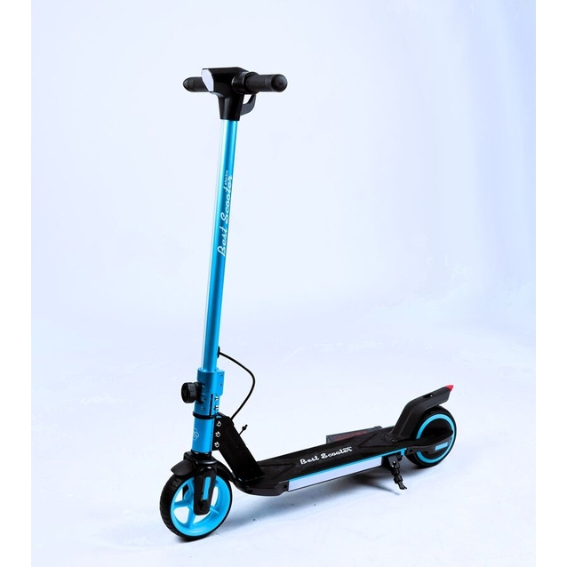 Електросамокат Best Scooter JN-42177 двигун 150W, акумулятор літієвий 21.6V2.5Ah, блакитний, колеса 6,5" фото westvelo.com