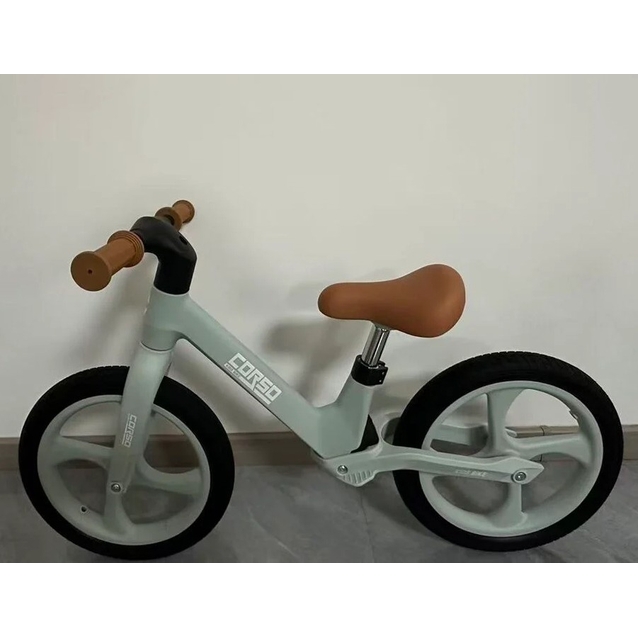 Велобіг 14 Corso надувні колеса, нейлонова рама з амортизатором, S-81329 сірий фото westvelo.com