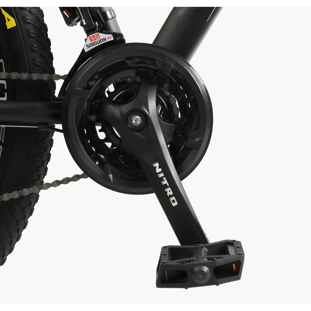 Велосипед 29 ST Corso «NEW-NITRO» NT-68046 сталь 19", (к-т SUNRUN) чорно-сірий фото westvelo.com