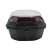 Кофр (багажник) для мотоцикла задній ROBIK 48 (400х400х280) 45L білий з катафотом фото westvelo.com