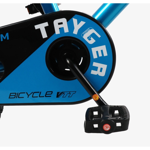 Дитячий велосипед 18 AL Corso «TAYGER»  TG-90411 алюмінієва рама, дискові гальма, синій фото westvelo.com