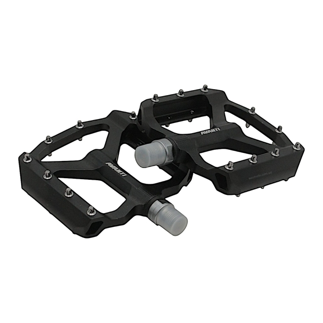 Педалі алюміній проми AVANTI (70/107), чорні з змінними шипами фото westvelo.com