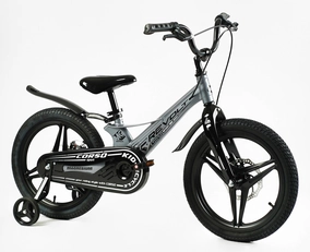 Дитячий велосипед 18 Corso «REVOLT» MG-18134, МАГНІЄВА рама, сірий