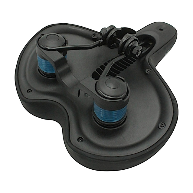 Сідло на демферах з отвором AVANTI AFT-87, чорне м'яке широке (300х260) фото westvelo.com