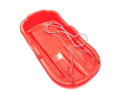 Льодянка "Сніжинки" (санки) зі шнурком червона