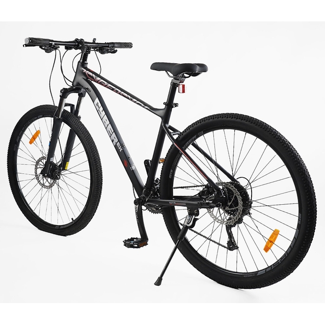 Велосипед 29 AL Corso «CYBER» CB-29531 алюміній 19", (к-т SHIMANO) чорно-червоний фото westvelo.com