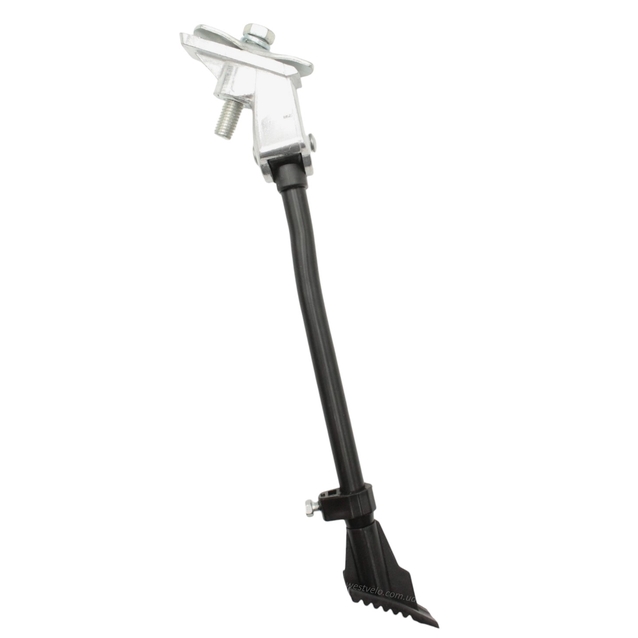 Підніжка регульована 24-29 на центр, сталь-алюміній чорна фото westvelo.com