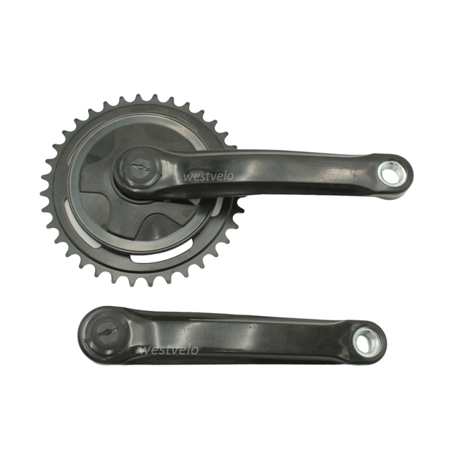 Система шатунів під планетарку 36T, L-170мм. (HC-P-02) чорний (сталь-пластик) фото westvelo.com