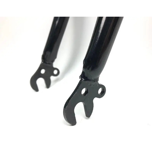 Вилка 16 сталева чорна шток L-200мм. р.з L-100мм. фото westvelo.com