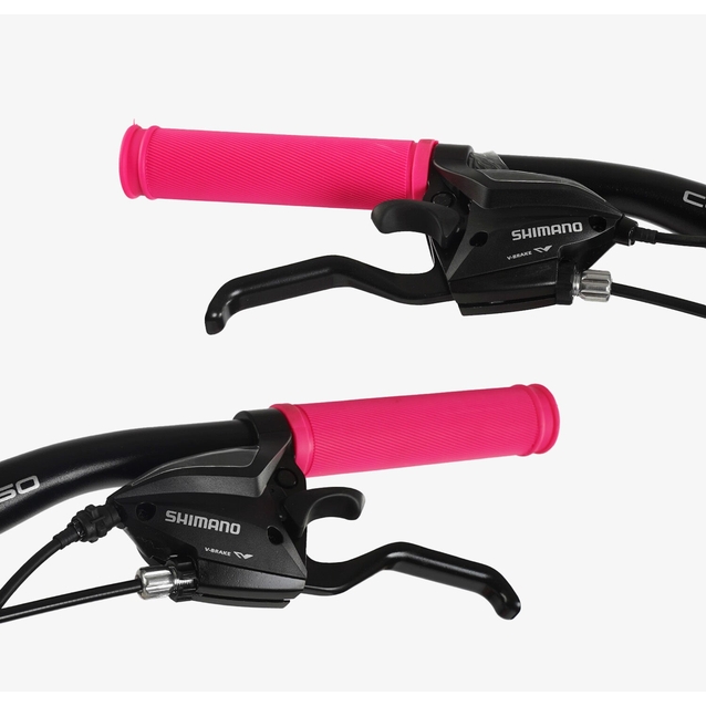 Велосипед 26 AL Corso «NEXT» NX-26368 алюміній 15", (к-т SHIMANO) чорно-рожевий фото westvelo.com