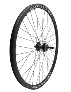 Колесо 27,5 перед, обід 2-ний чорний дисковий, втулка AL. NECO MS31F, диск 6 болтів,ексцентрик, чорна спиця