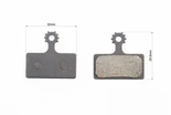 Колодки гальмівні дискові № 01 ANDSON (YL-1016) чорні (Shimano BR-M985, XTR 2011) фото westvelo.com