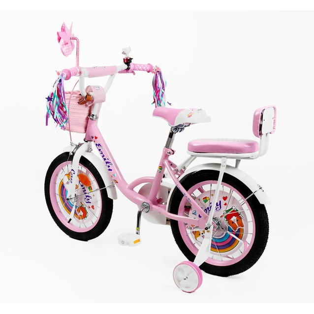 Дитячий велосипед 16 ST Corso «EMILY» ML-76369 рожевий фото westvelo.com